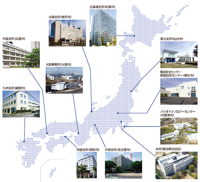 事務所所在地地図